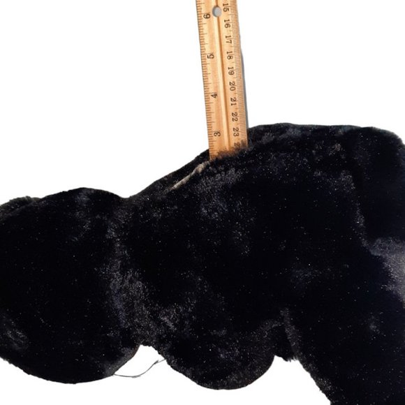 The Bear Factory Onyx The Black Panther Cat Sparkle Eyes Plush Stuffed Toy 12" - Picture 7 of 8